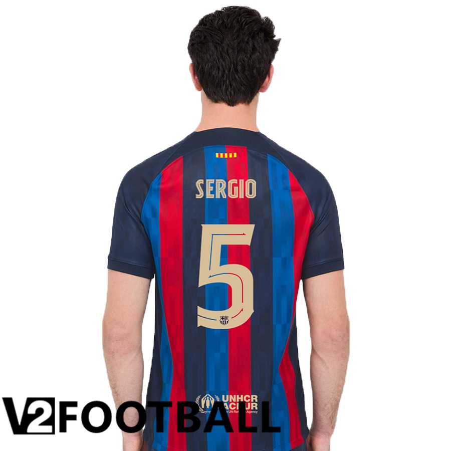 FC Barcelona (Sergio 5) Home Shirts 2022/2023