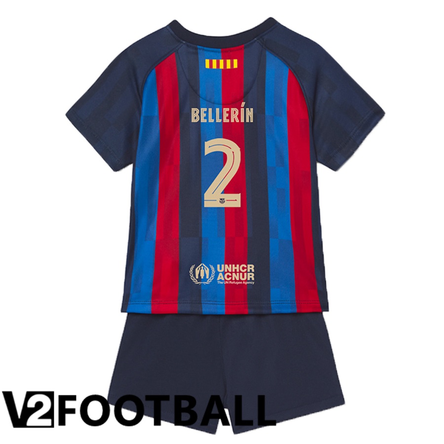 FC Barcelona (Bellerín 2) Kids Home Shirts 2022/2023