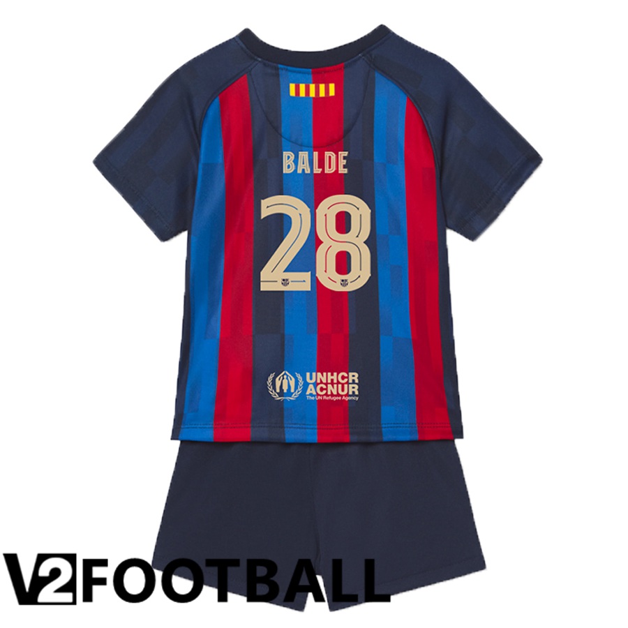 FC Barcelona (Balde 28) Kids Home Shirts 2022/2023