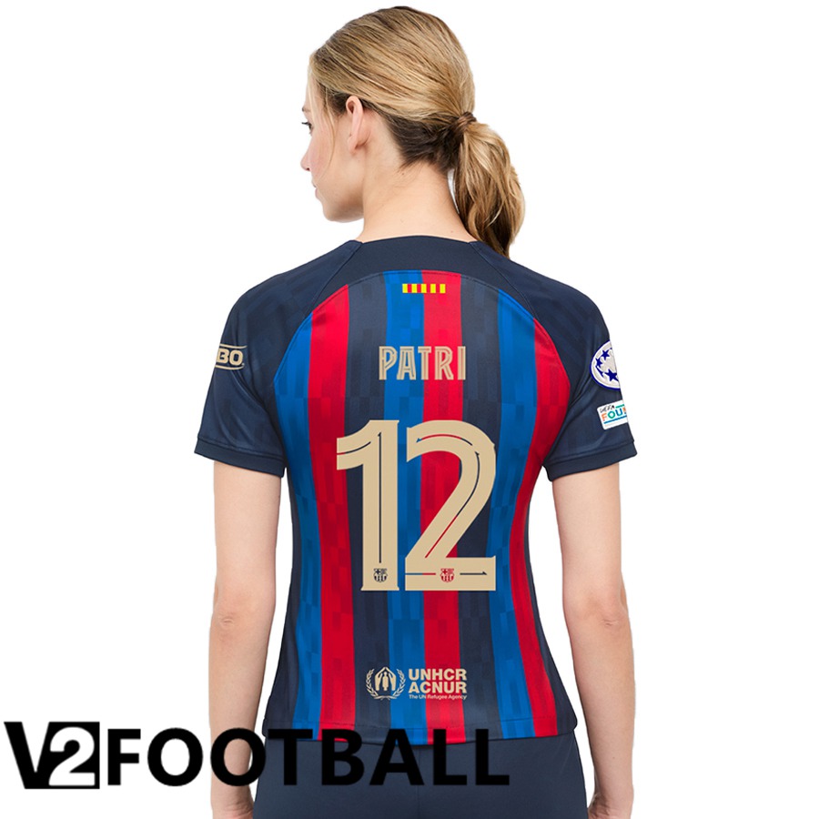 FC Barcelona (Patri 12) Womens Home Shirts 2022/2023