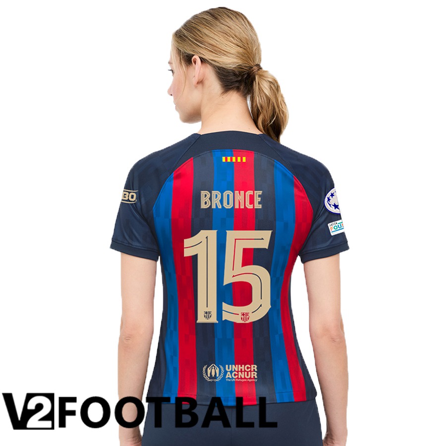 FC Barcelona (Bronze 15) Womens Home Shirts 2022/2023