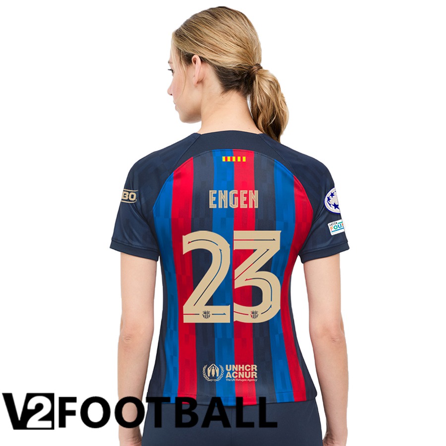 FC Barcelona (Engen 23) Womens Home Shirts 2022/2023