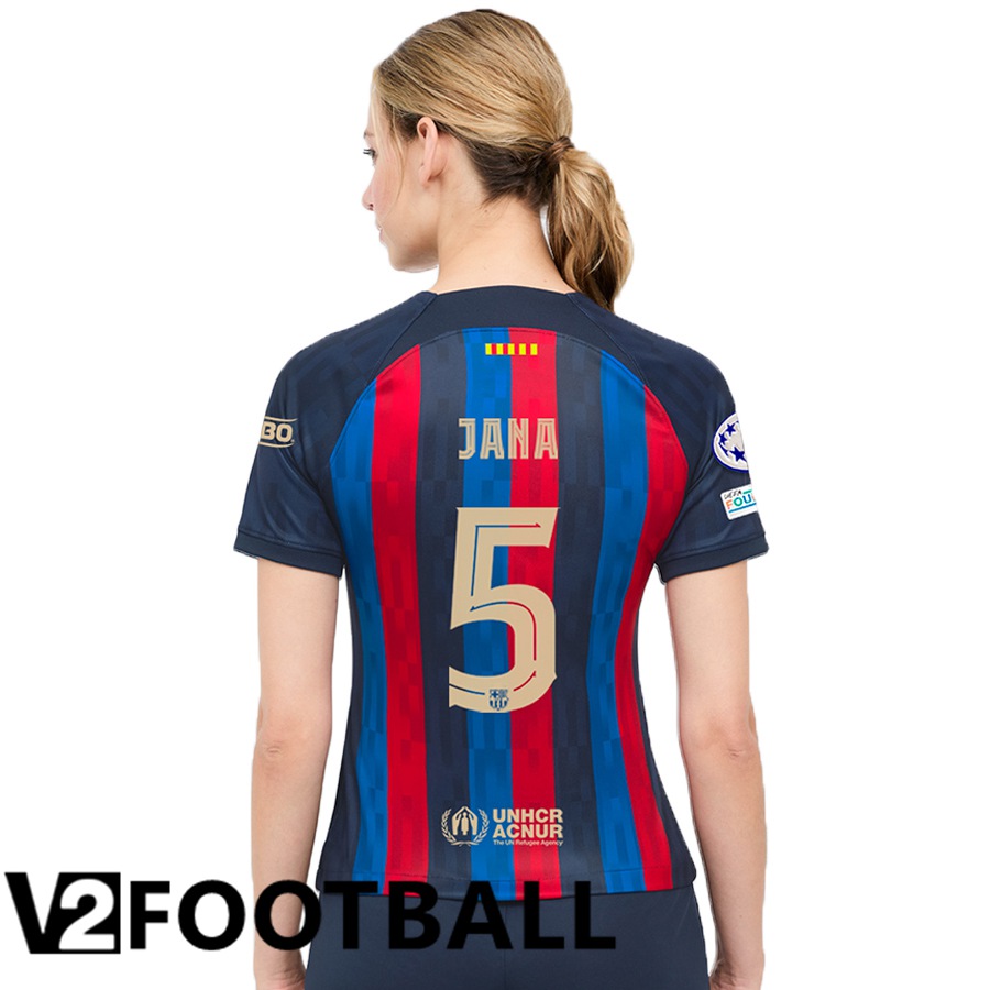 FC Barcelona (Jana 5) Womens Home Shirts 2022/2023