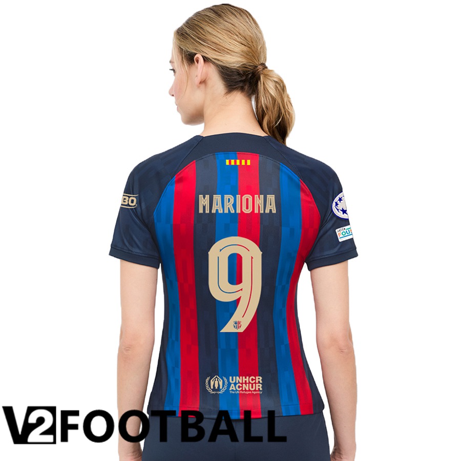 FC Barcelona (Mariona 9) Womens Home Shirts 2022/2023