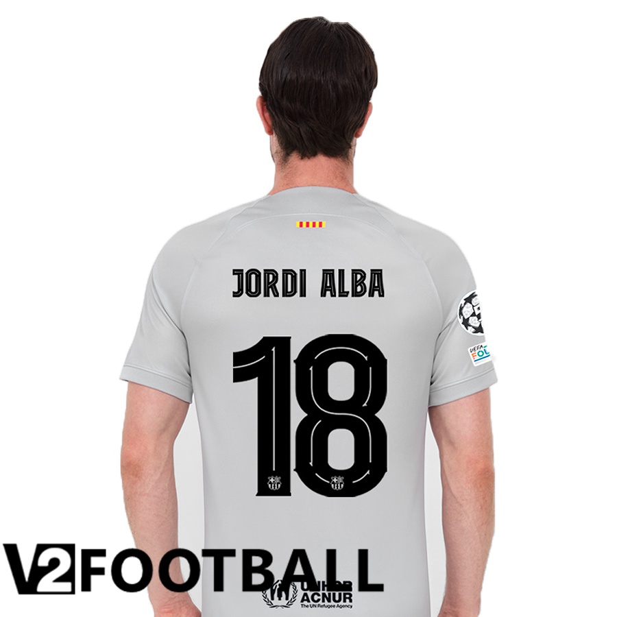 FC Barcelona (Jordi Alba 18) Third Shirts 2022/2023