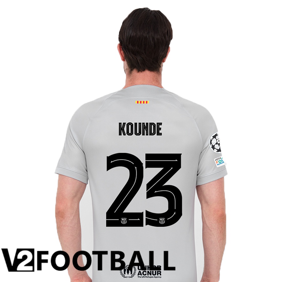 FC Barcelona (Kounde 23) Third Shirts 2022/2023