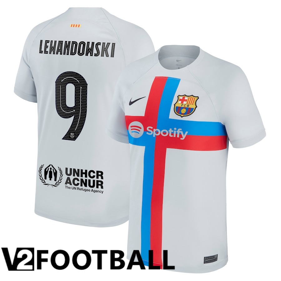 FC Barcelona (Lewandowski 9) Third Shirts 2022/2023