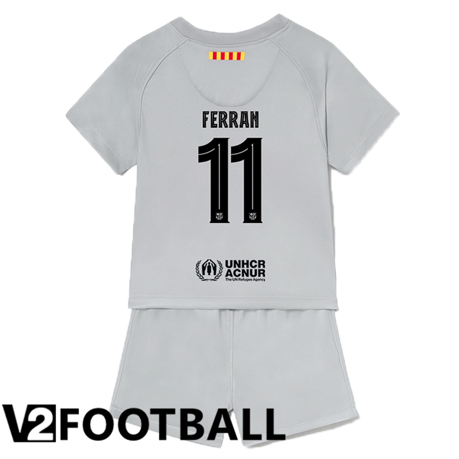 FC Barcelona (Ferran 11) Kids Third Shirts 2022/2023