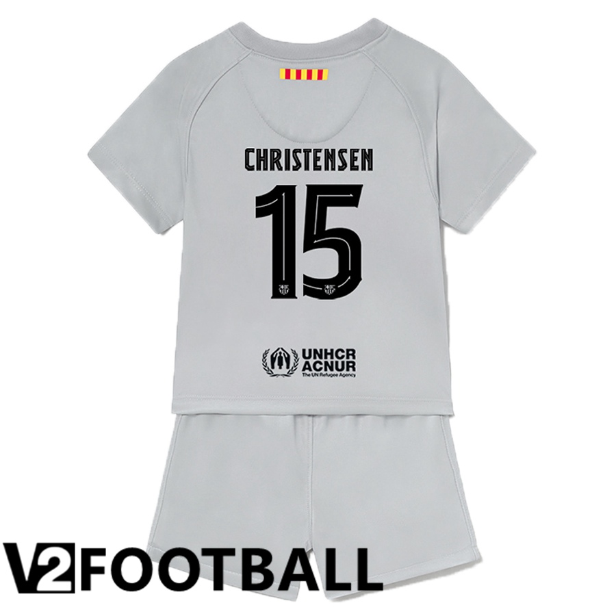 FC Barcelona (Christensen 15) Kids Third Shirts 2022/2023