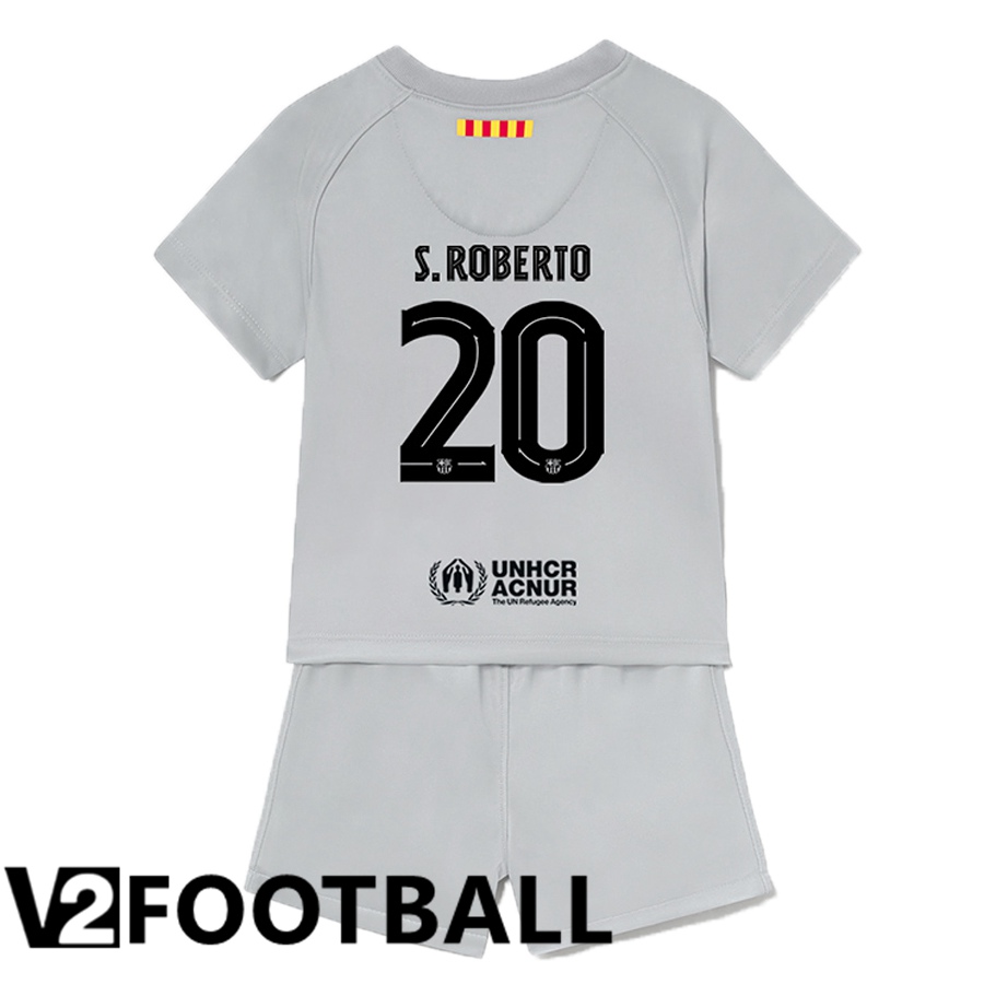 FC Barcelona (S.Roberto 20) Kids Third Shirts 2022/2023