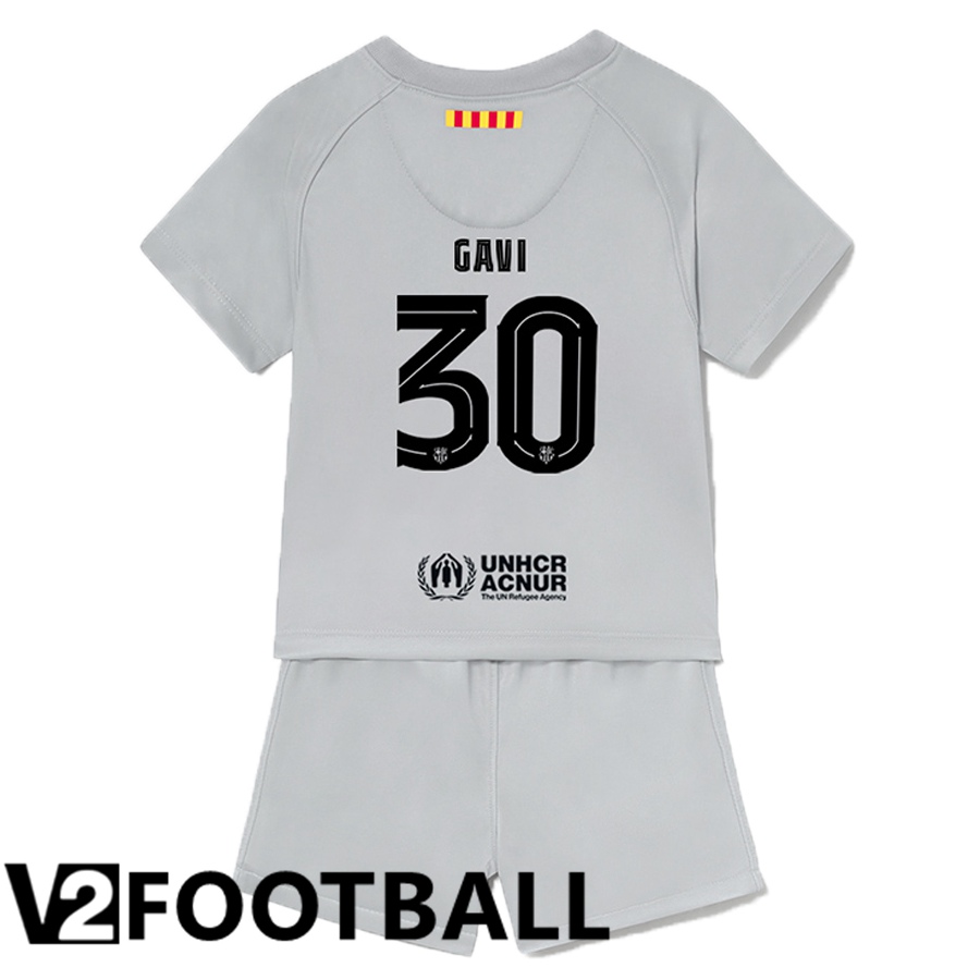 FC Barcelona (Gavi 30) Kids Third Shirts 2022/2023