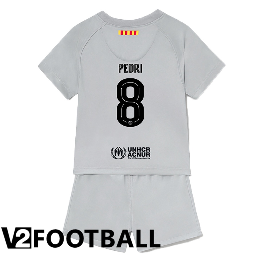FC Barcelona (Pedri 8) Kids Third Shirts 2022/2023