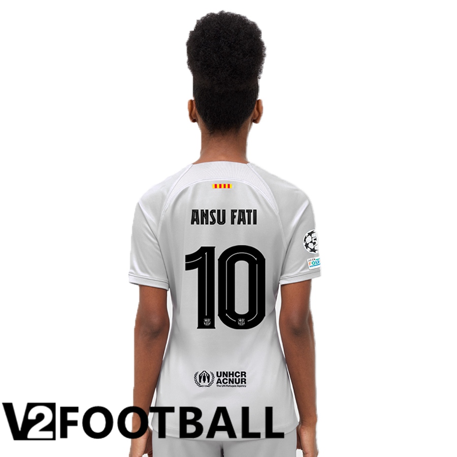 FC Barcelona (Ansu Fati 10) Womens Third Shirts 2022/2023