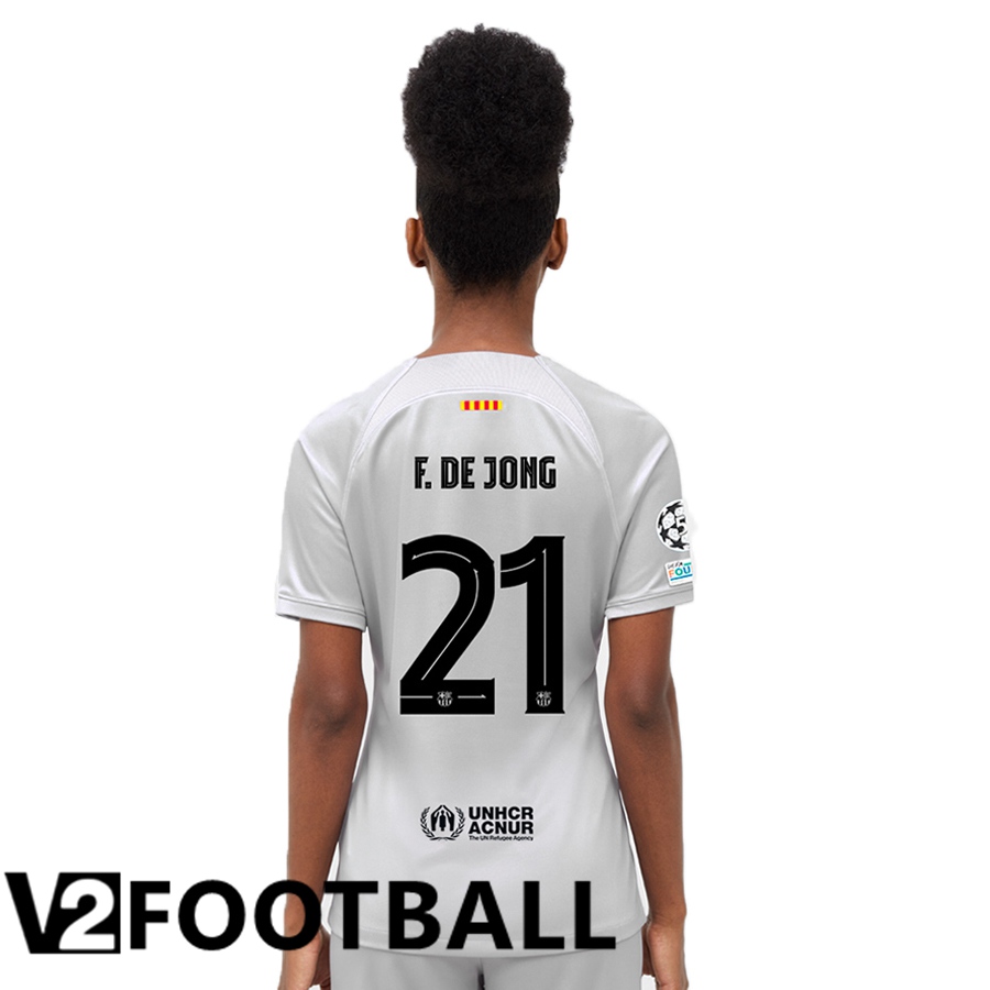 FC Barcelona (F.De Jong 21) Womens Third Shirts 2022/2023