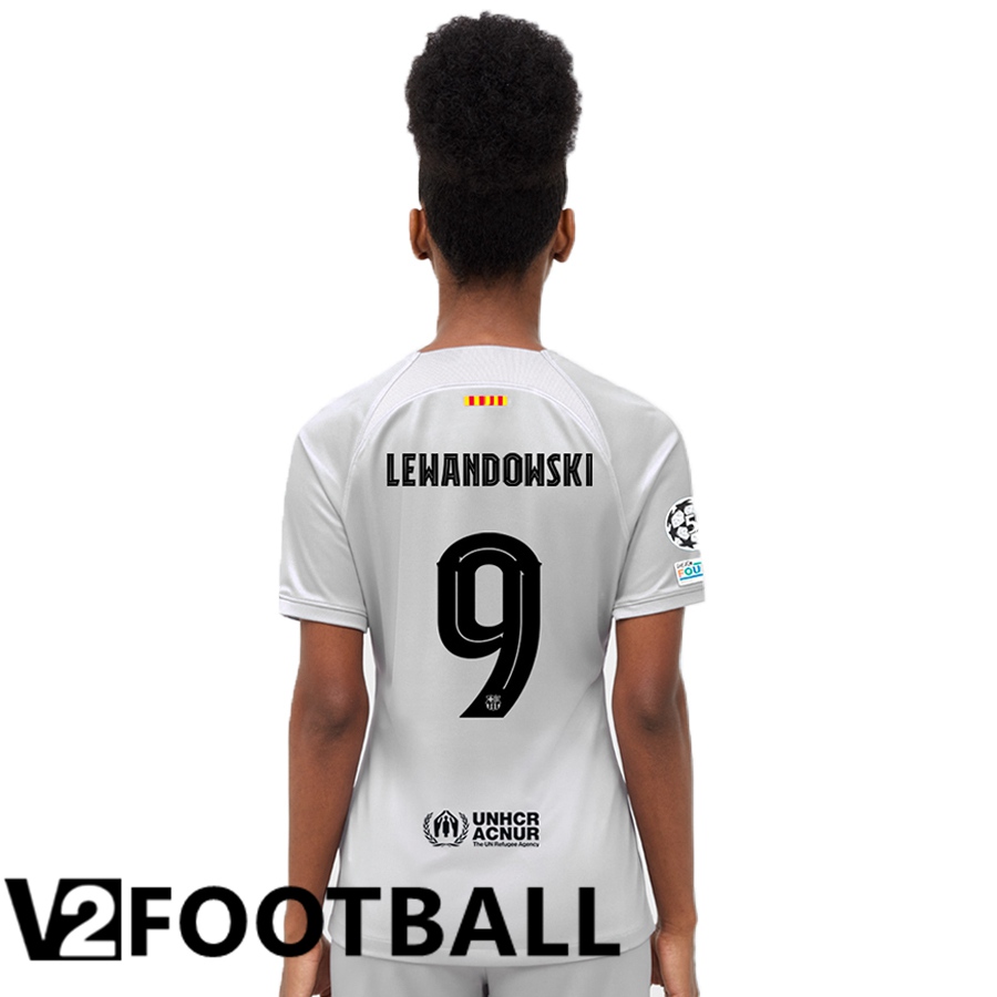 FC Barcelona (Lewandowski 9) Womens Third Shirts 2022/2023