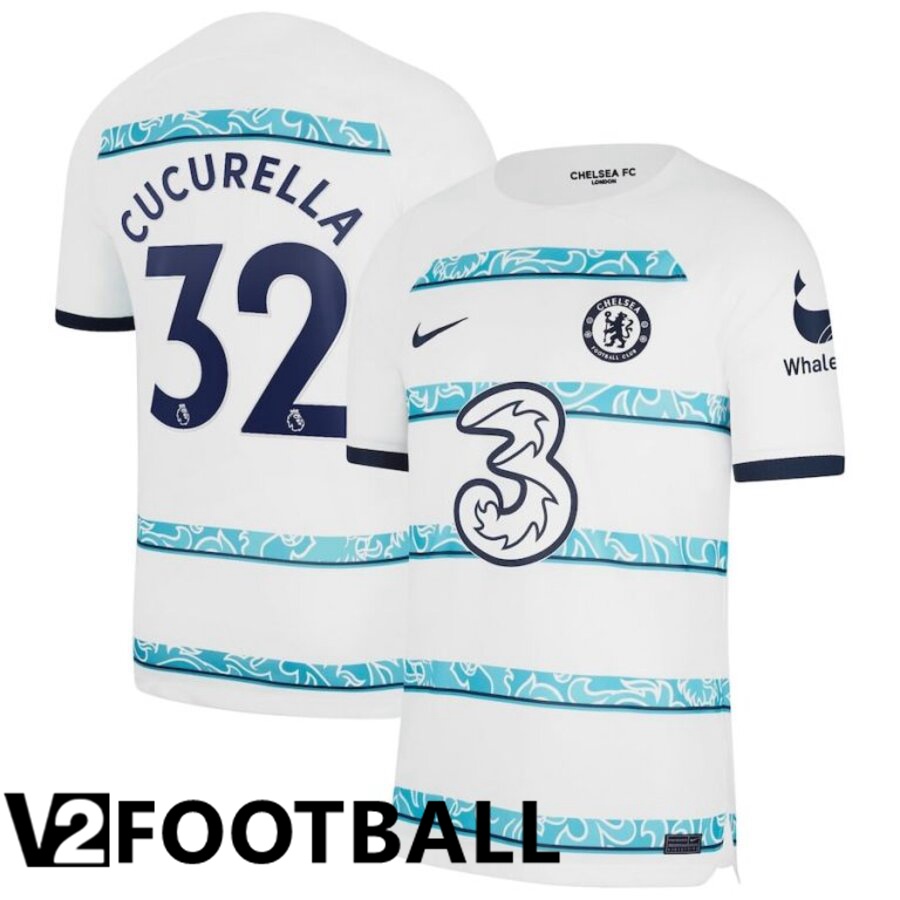FC Chelsea（CUCURELLA 32）Away Shirts 2022/2023