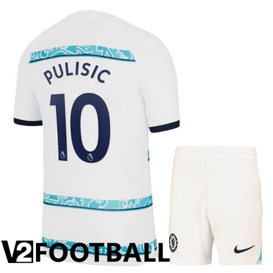 FC Chelsea（PULISIC 10）Kids Away Shirts 2022/2023