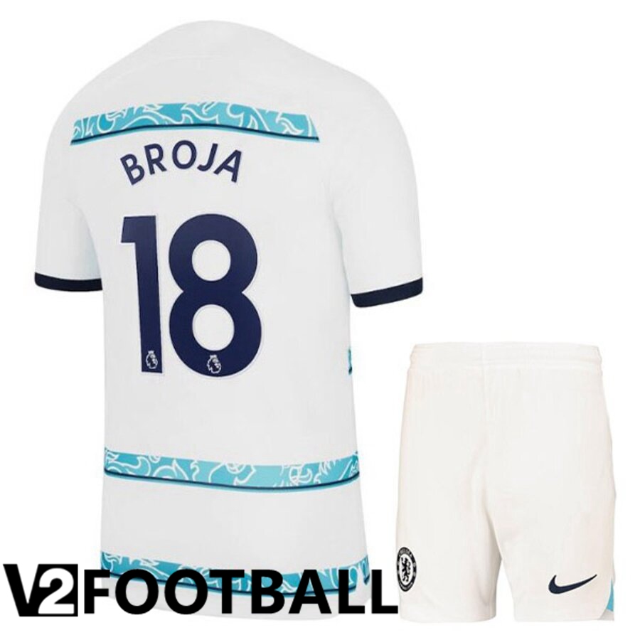 FC Chelsea（BROJA 18）Kids Away Shirts 2022/2023