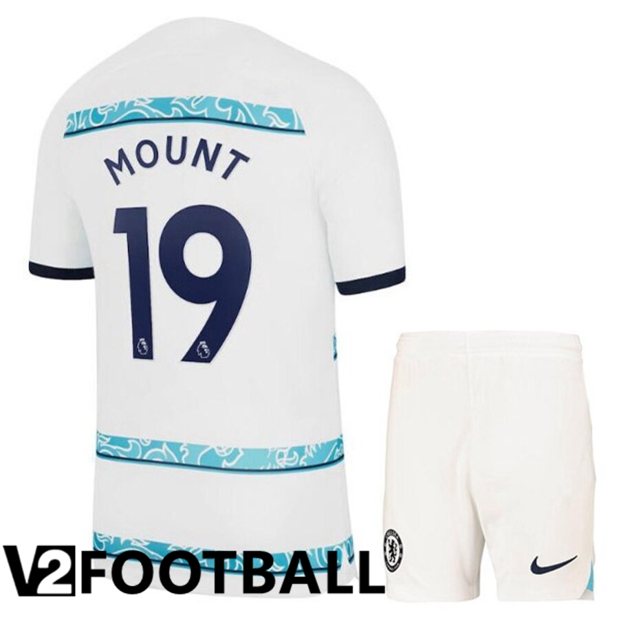 FC Chelsea（MOUNT 19）Kids Away Shirts 2022/2023