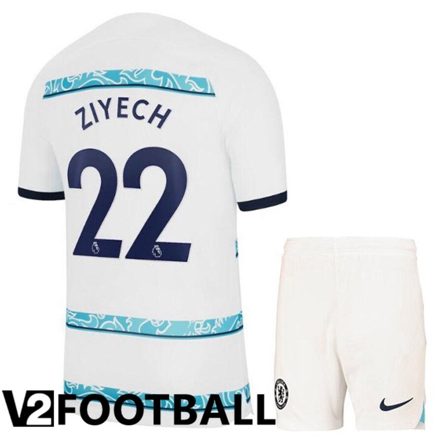 FC Chelsea（ZIYECH 22）Kids Away Shirts 2022/2023