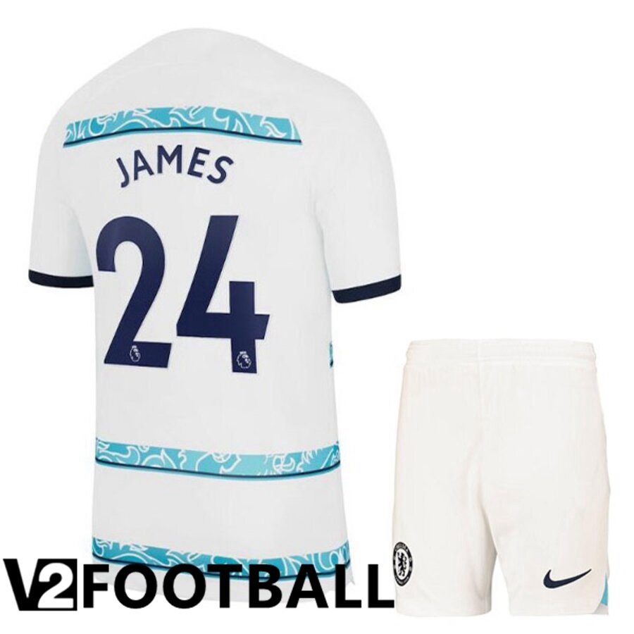 FC Chelsea（JAMES 24）Kids Away Shirts 2022/2023