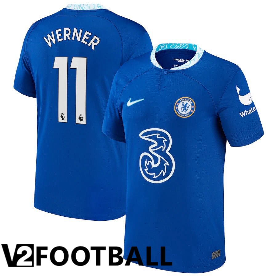 FC Chelsea（WERNER 11）Home Shirts 2022/2023