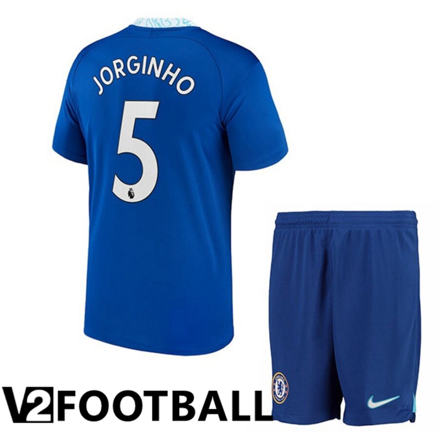FC Chelsea（JORGINHO 5）Kids Home Shirts 2022/2023