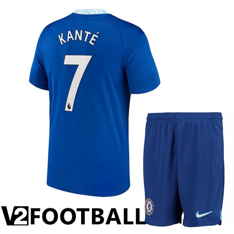 FC Chelsea（KANTÉ 7）Kids Home Shirts 2022/2023