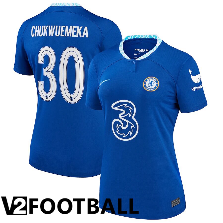 FC Chelsea（CHUKWUEMEKA 30）Womens Home Shirts 2022/2023
