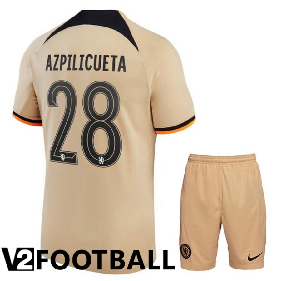 FC Chelsea（AZPILICUETA 28）Kids Third Shirts 2022/2023