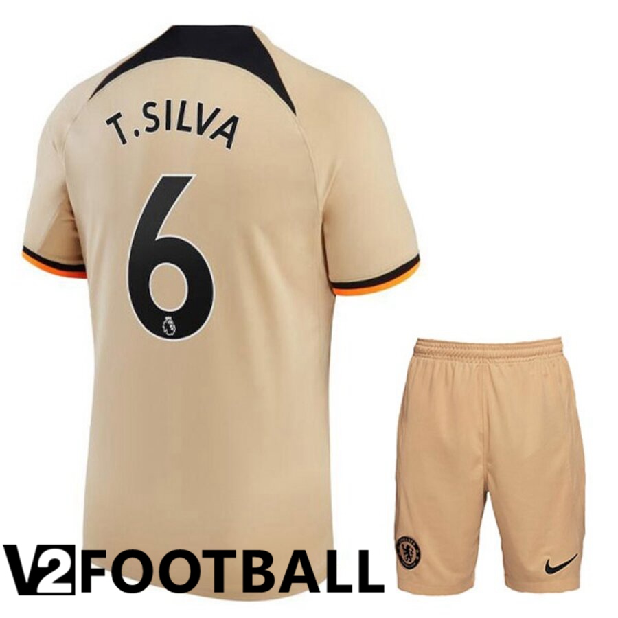 FC Chelsea（T.SILVA 6）Kids Third Shirts 2022/2023