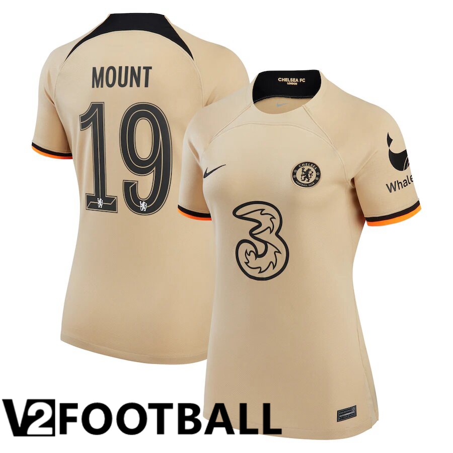 FC Chelsea（MOUNT 19）Womens Third Shirts 2022/2023