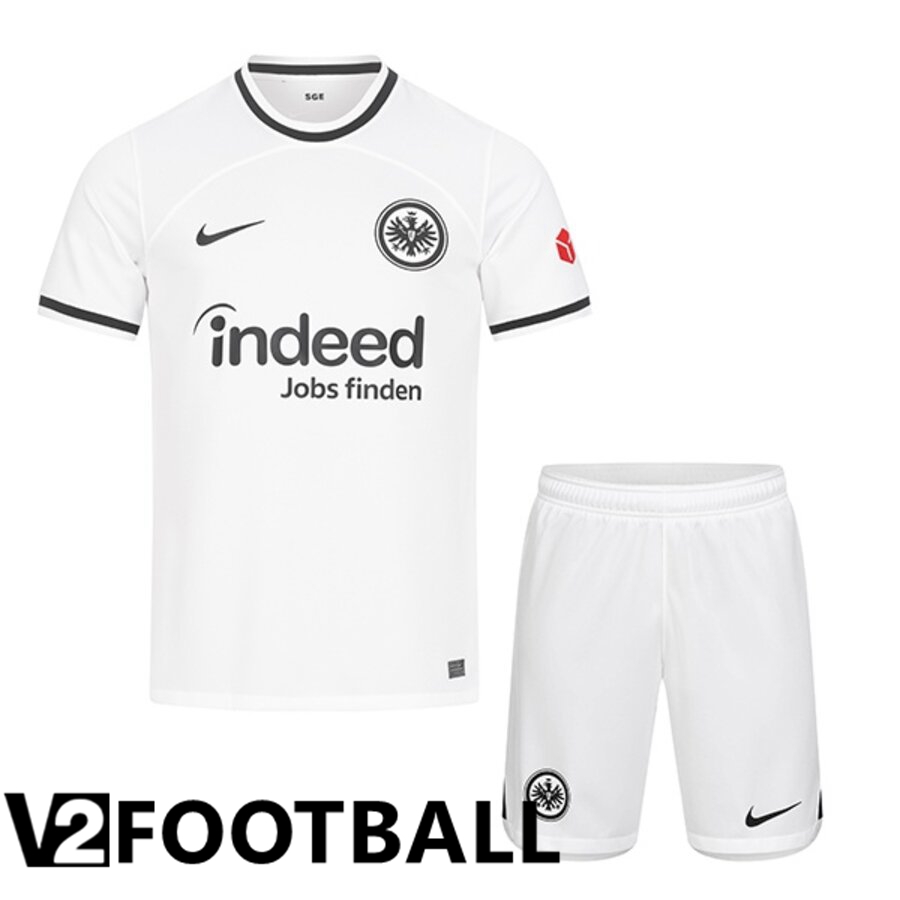 Eintracht Frankfurt Kids Home Shirts 2022/2023