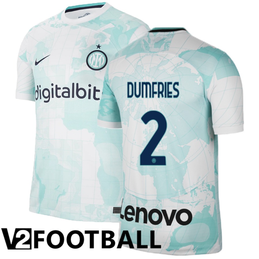 Inter Milan (Dumfries 2) Away Shirts 2022/2023