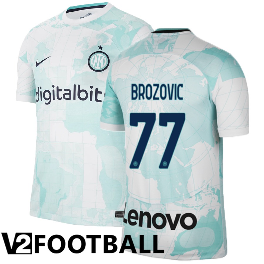 Inter Milan (Brozovic 77) Away Shirts 2022/2023