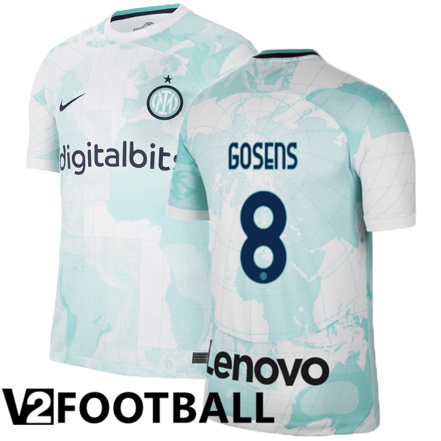 Inter Milan (Gosens 8) Away Shirts 2022/2023