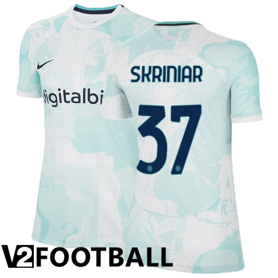 Inter Milan (Skriniar 37) Womens Away Shirts 2022/2023