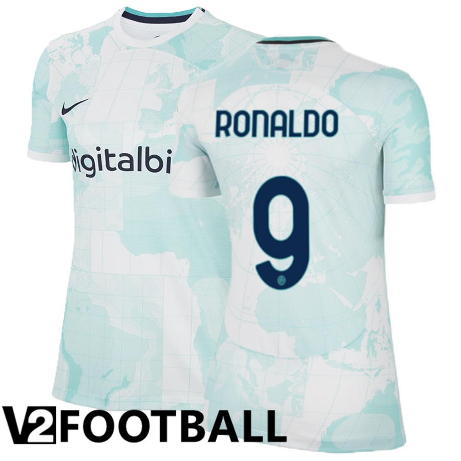 Inter Milan (Ronaldo 9) Womens Away Shirts 2022/2023