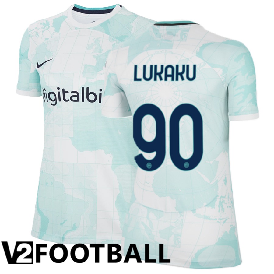 Inter Milan (Lukaku 90) Womens Away Shirts 2022/2023