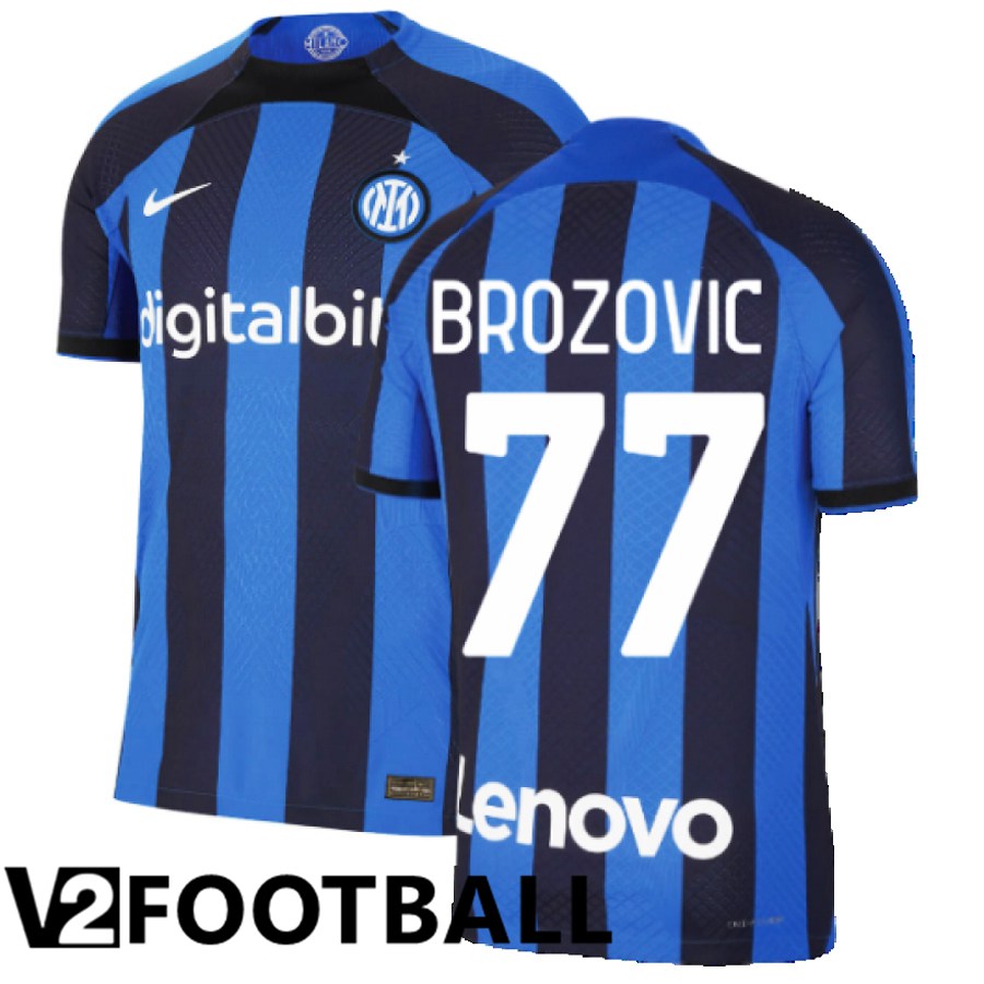Inter Milan (Brozovic 77) Home Shirts 2022/2023
