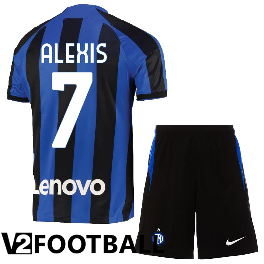 Inter Milan (Alexis 7) Kids Home Shirts 2022/2023