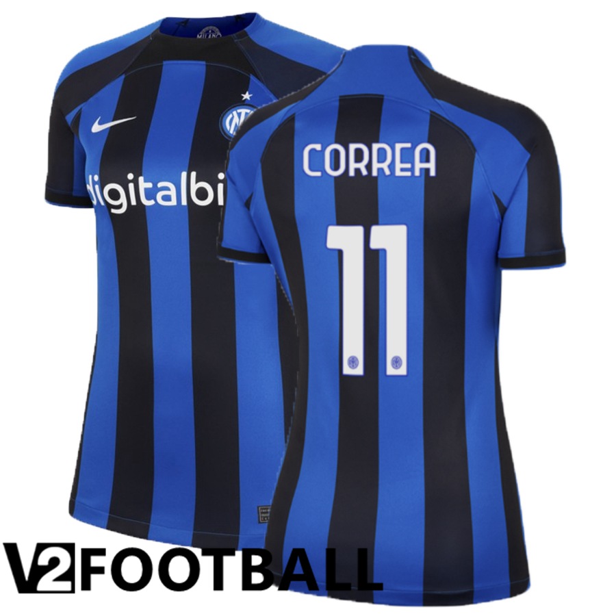 Inter Milan (Correr 11) Womens Home Shirts 2022/2023