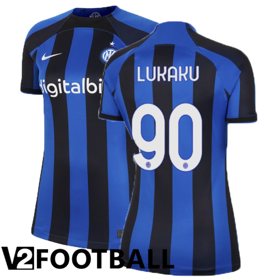 Inter Milan (Lukaku 90) Womens Home Shirts 2022/2023