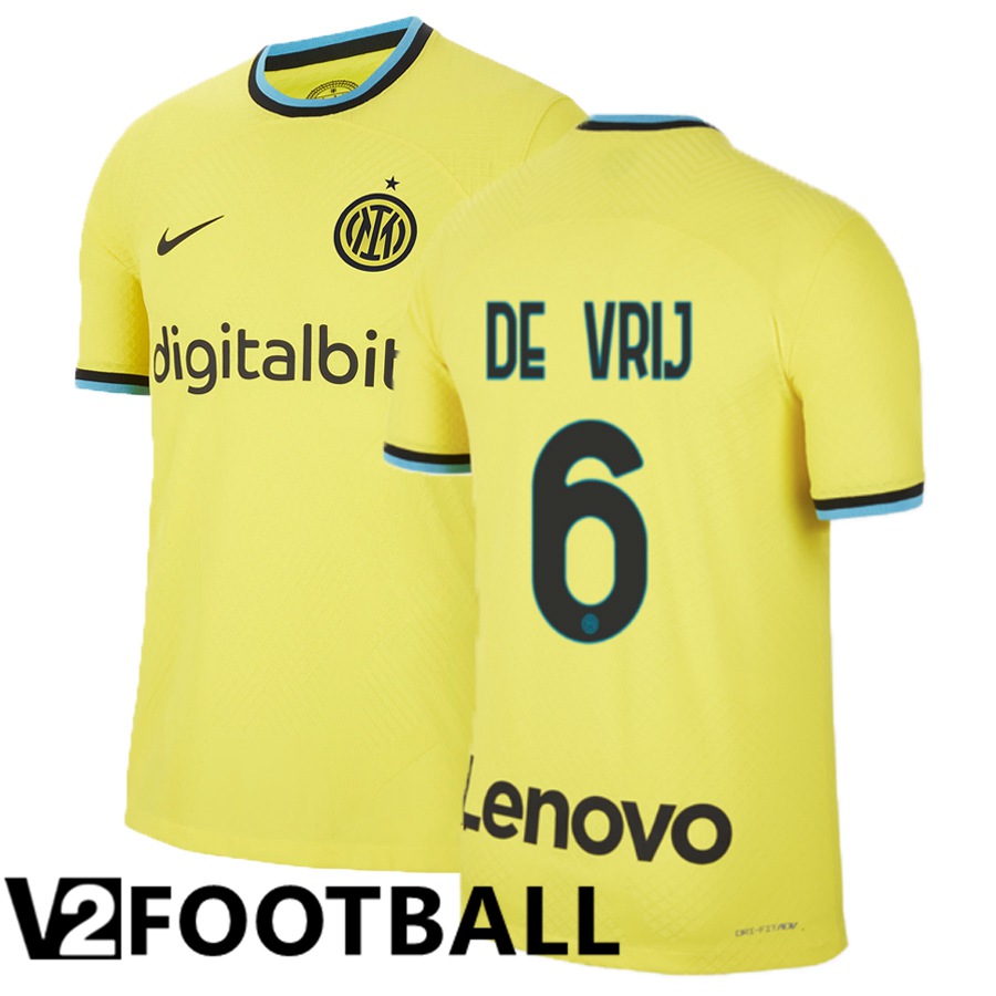 Inter Milan (De Vrij 6) Third Shirts 2022/2023