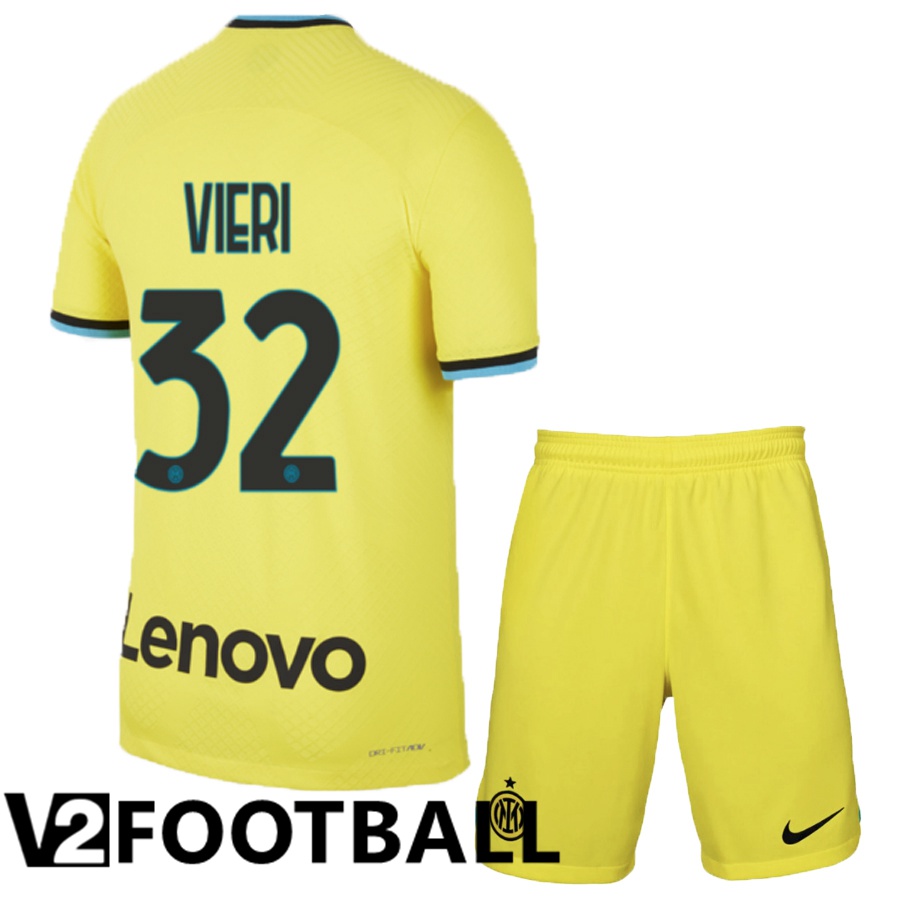 Inter Milan (Vieri 32) Kids Third Shirts 2022/2023