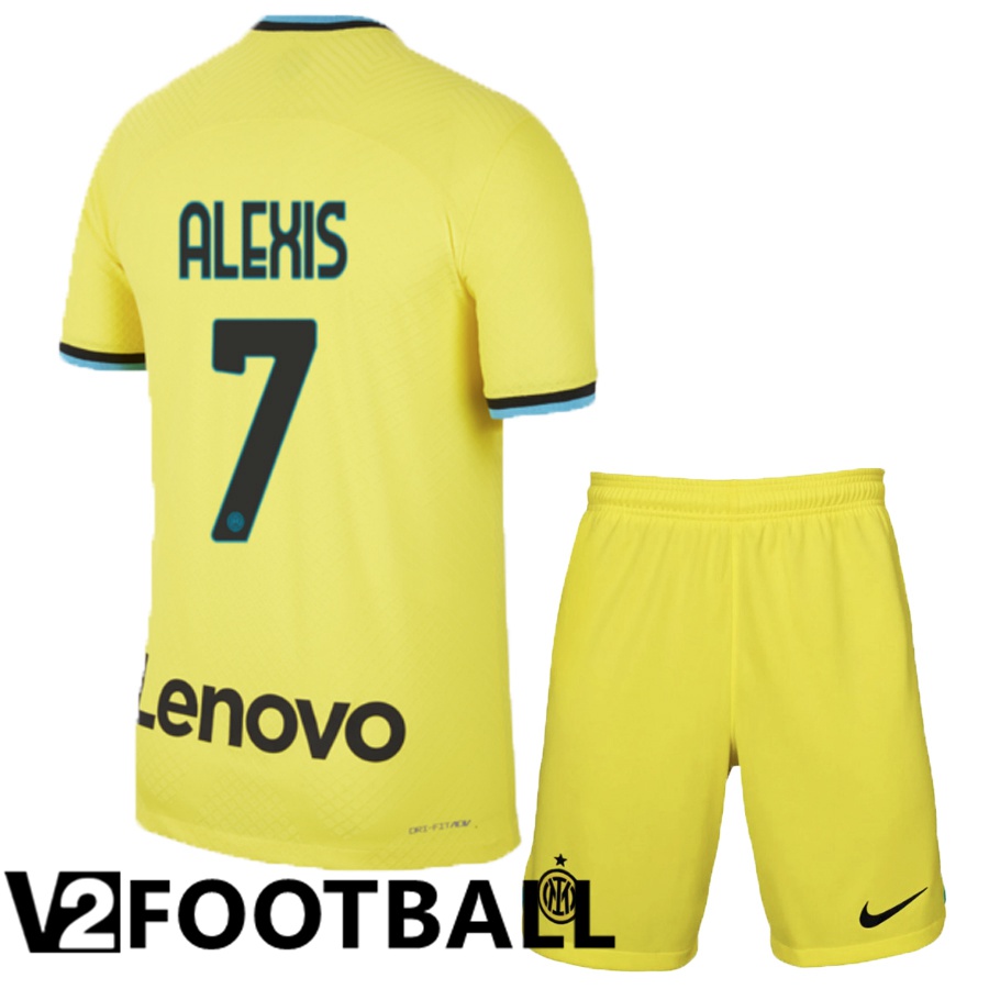 Inter Milan (Alexis 7) Kids Third Shirts 2022/2023