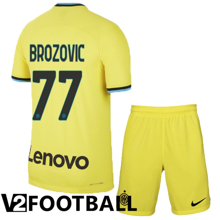 Inter Milan (Brozovic 77) Kids Third Shirts 2022/2023