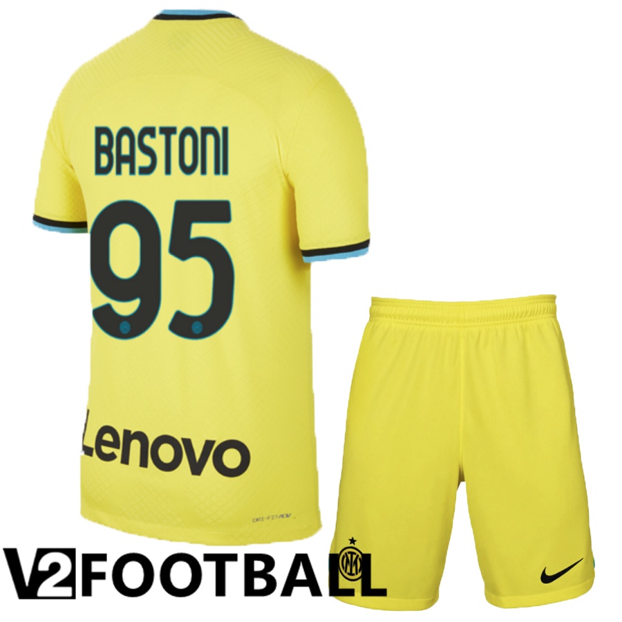 Inter Milan (Bastoni 95) Kids Third Shirts 2022/2023