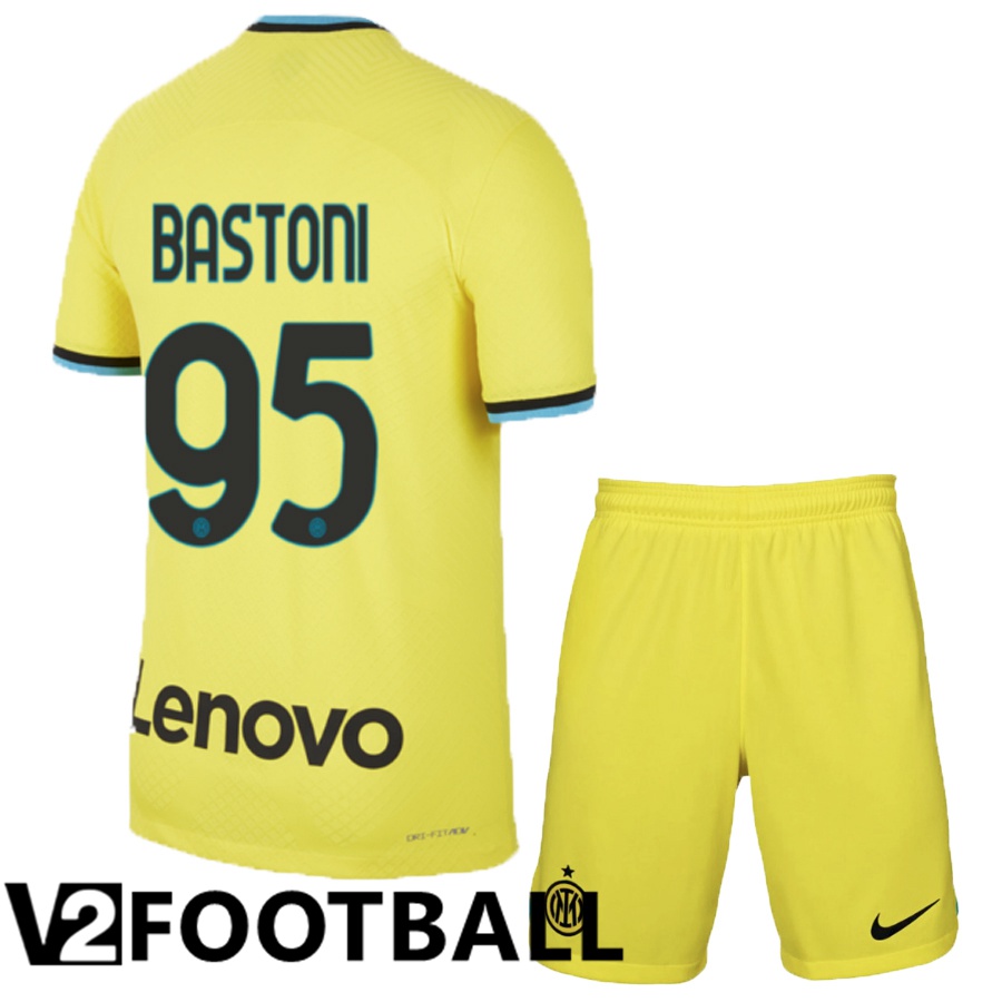 Inter Milan (Bastoni 95) Kids Third Shirts 2022/2023