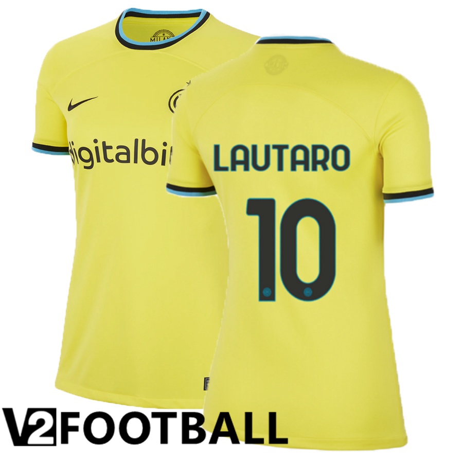 Inter Milan (Lautaro 10) Womens Third Shirts 2022/2023